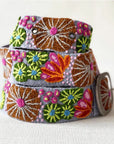 Jenny Krauss Evening Shade Floral Embroidered Belt