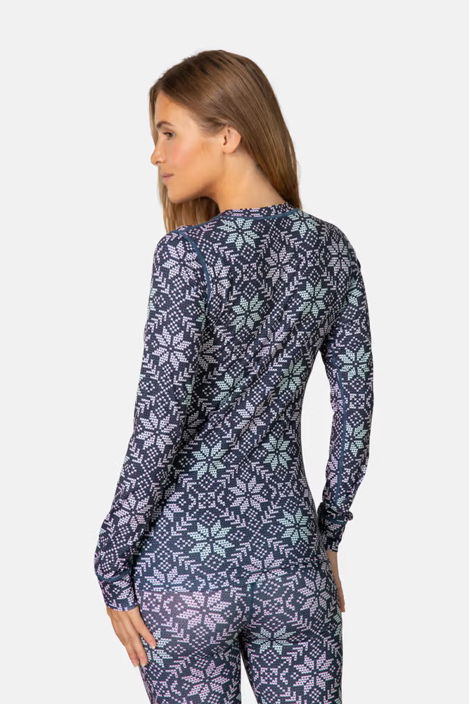 Kari Traa Fryd Long Sleeve Baselayer: Steel
