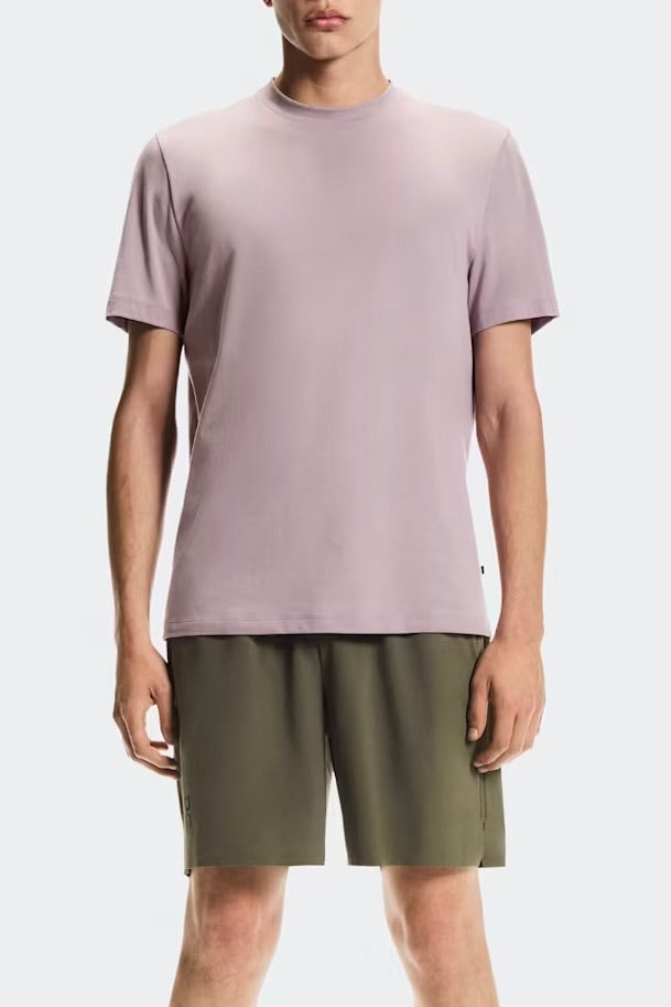 On Focus Men's Cotton Blend Tee - Heron