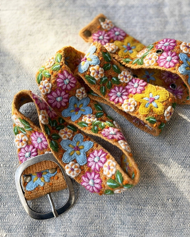 Jenny Krauss In the Garden Embroidered Belt