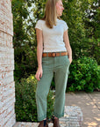 Corey Twill Pant: Laurel