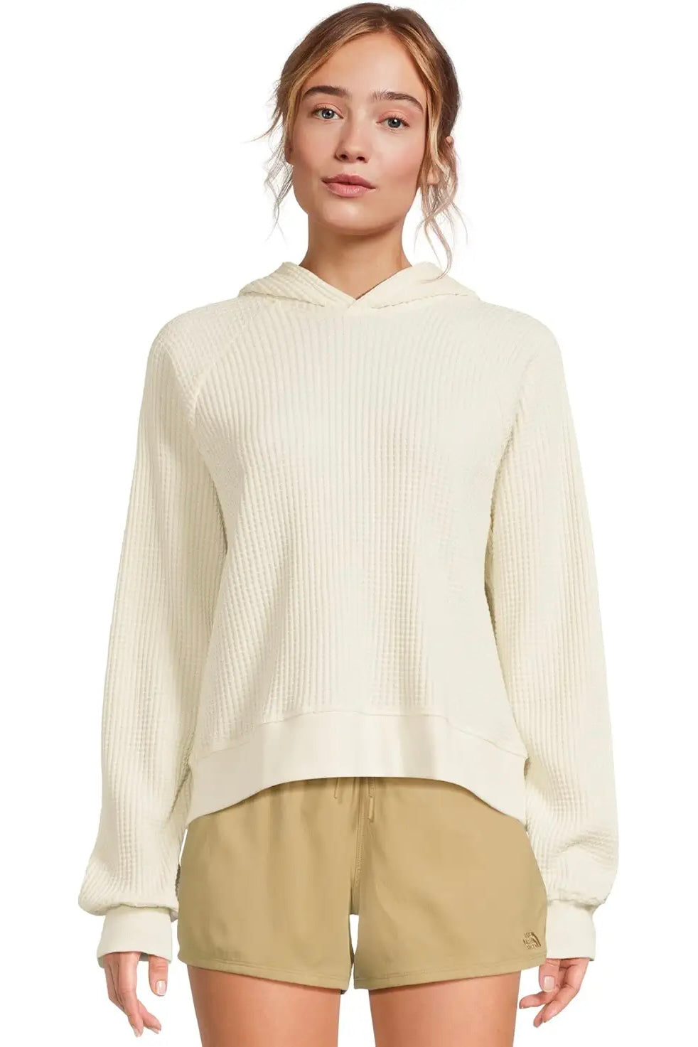 TNF W's Chabot Hoodie: White Dune