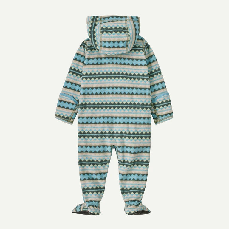 Patagonia Infant Micro D Bunting-Diamond Stripe: Snowmelt Blue