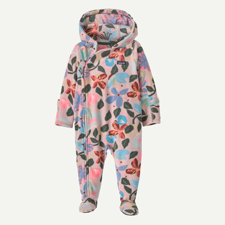 Patagonia Infant Micro D Bunting-Hopes and Blooms: Fuzzy Mauve