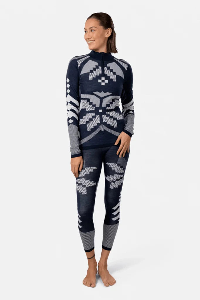 Kari Traa Faith 1/2 Zip Wool Base Layer Top