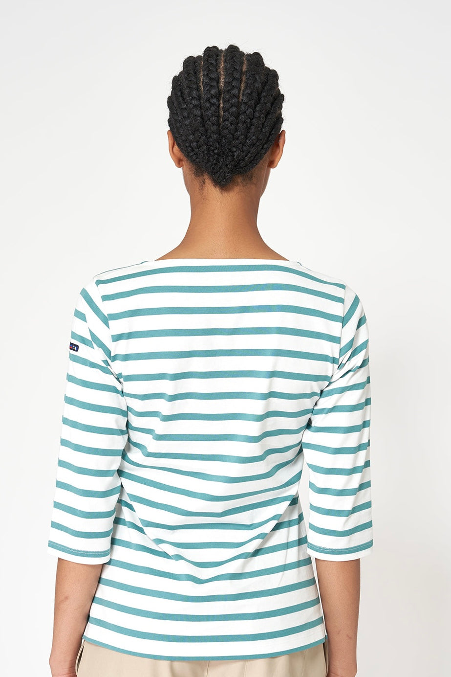The Marseille French 3/4 Striped Tee