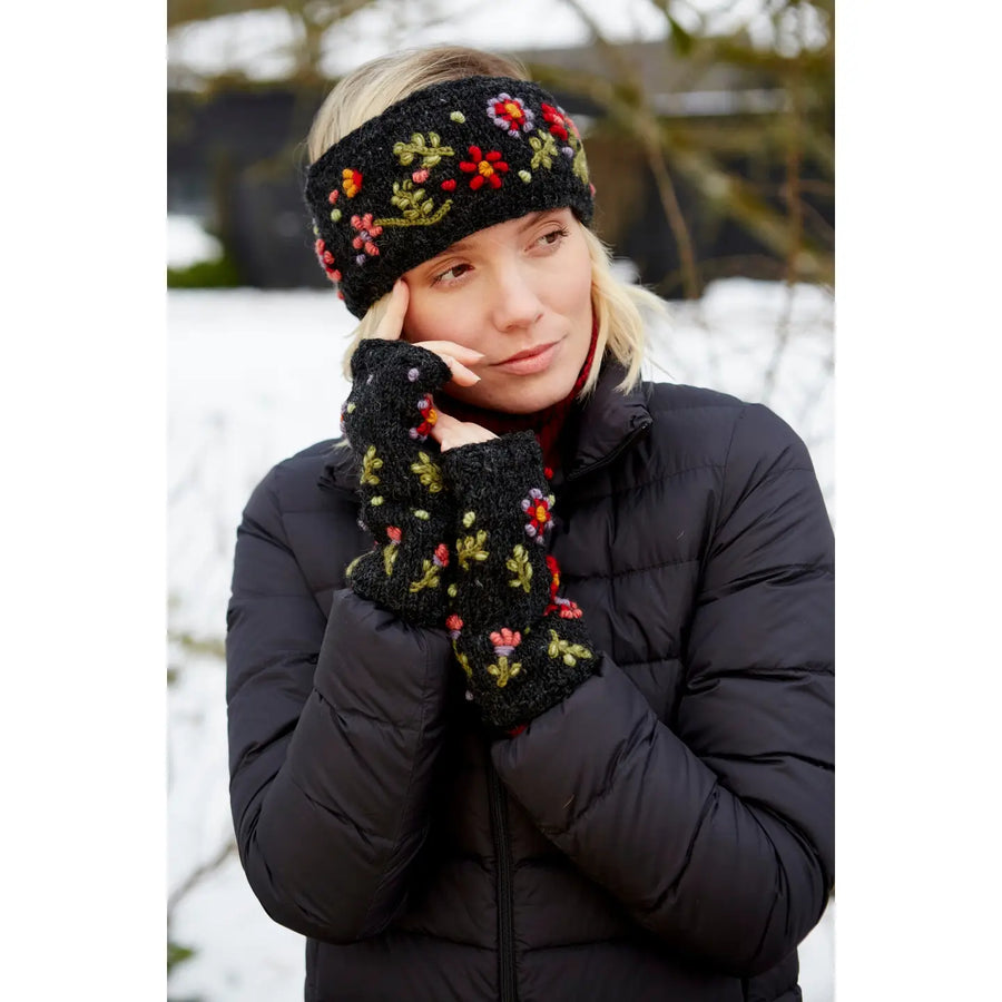 Fleece Lined Hand-made Woolen Headband