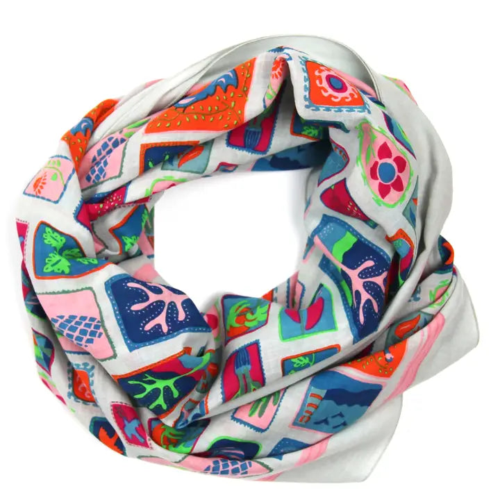 Les Belles Vagabondes Organic Cotton Square Scarf