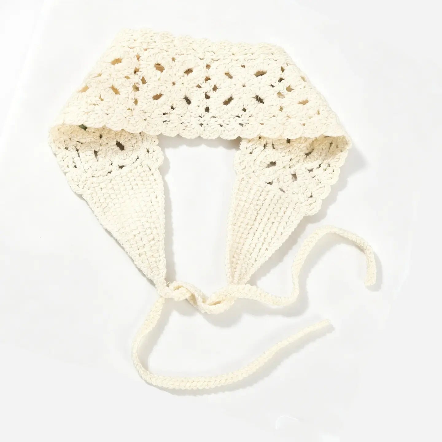 Boho Crochet Cotton Headband
