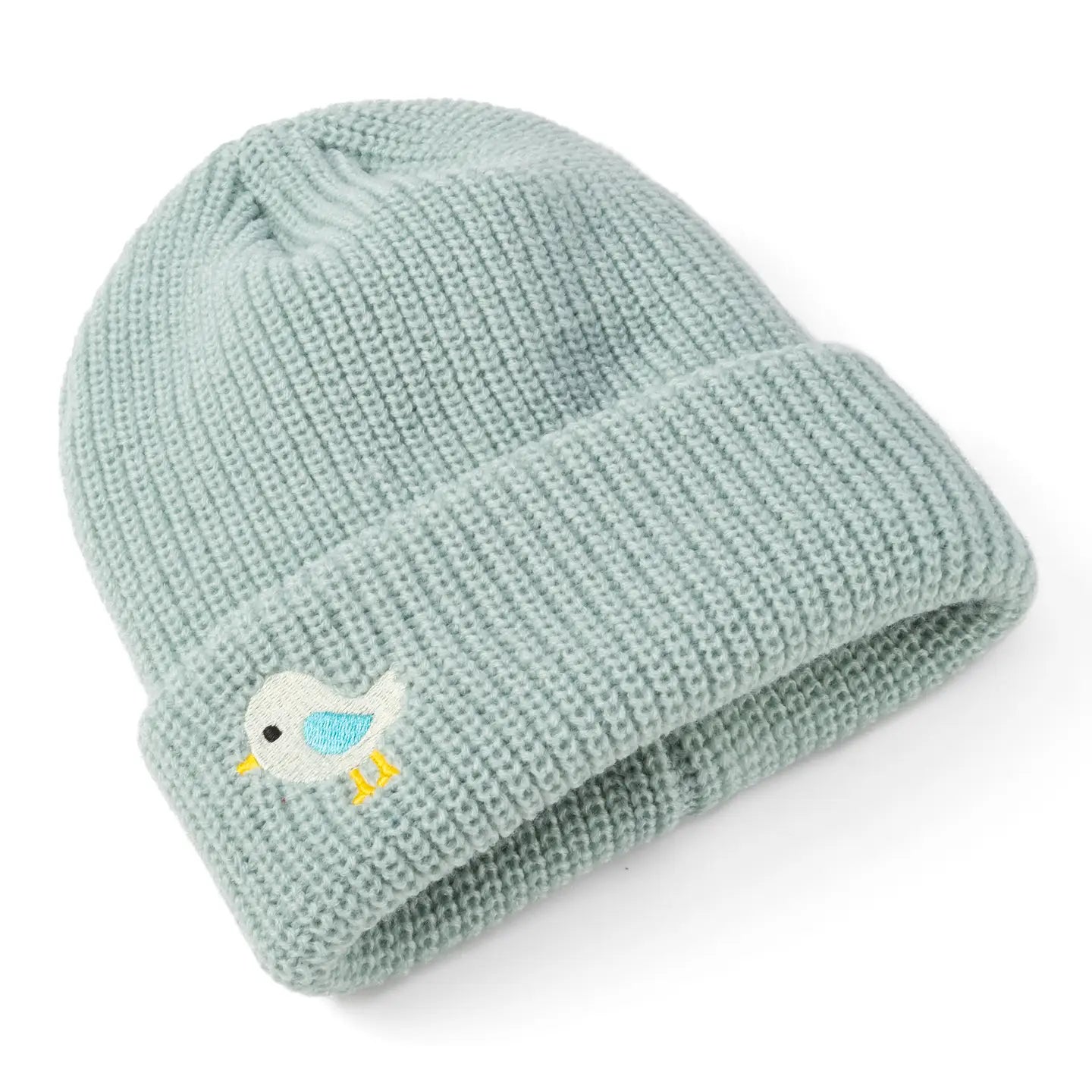 Kids Patch Knitted Winter Beanie