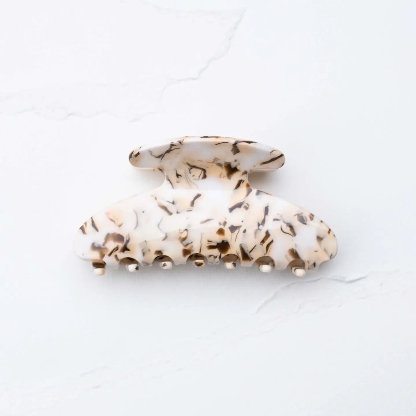 Midnight Gloss Cellulose Acetate Hair Claw Clip