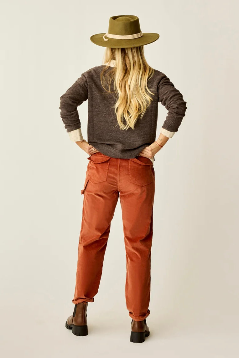Corey Butter Cord Pant: Copper