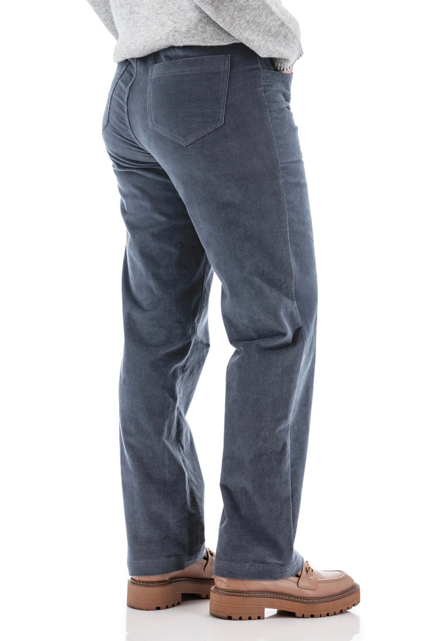 Aurora Cord Pant: Ombre Blue