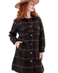 North Wind Plaid Car Coat
