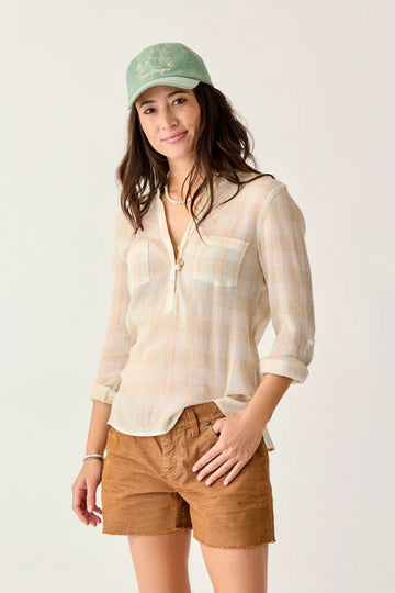 Dylan Gauze Shirt : Mulitplaid