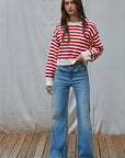 Badger Striped Knit Sweater