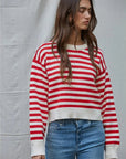 Badger Striped Knit Sweater