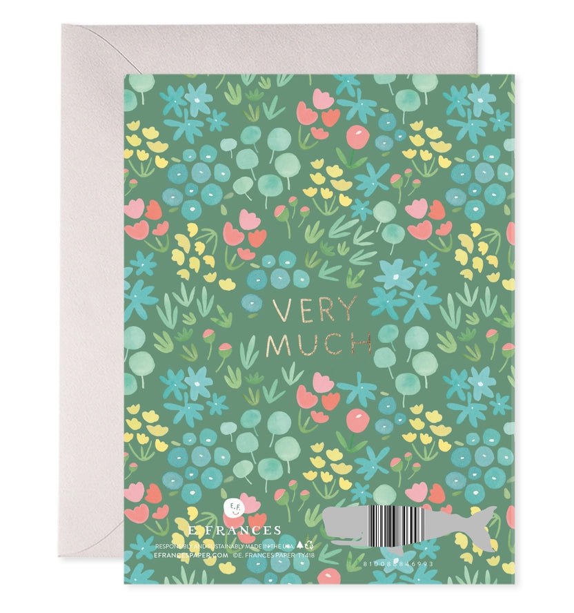 E. Frances Sage Meadow Thank You Greeting Card