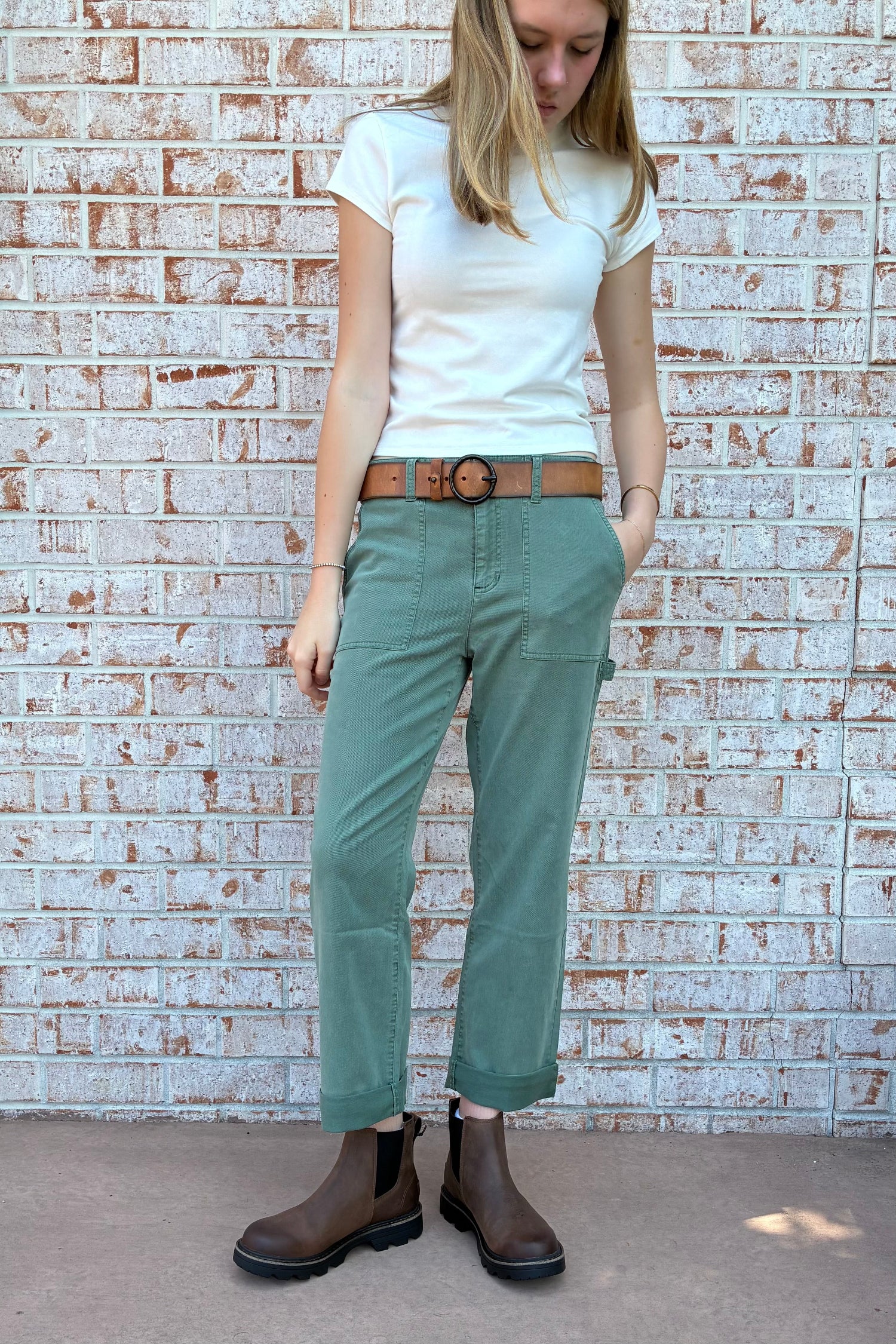 Corey Twill Pant: Laurel