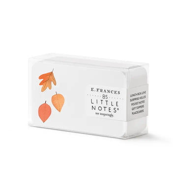 E. Frances Falling Leaves Little Notes