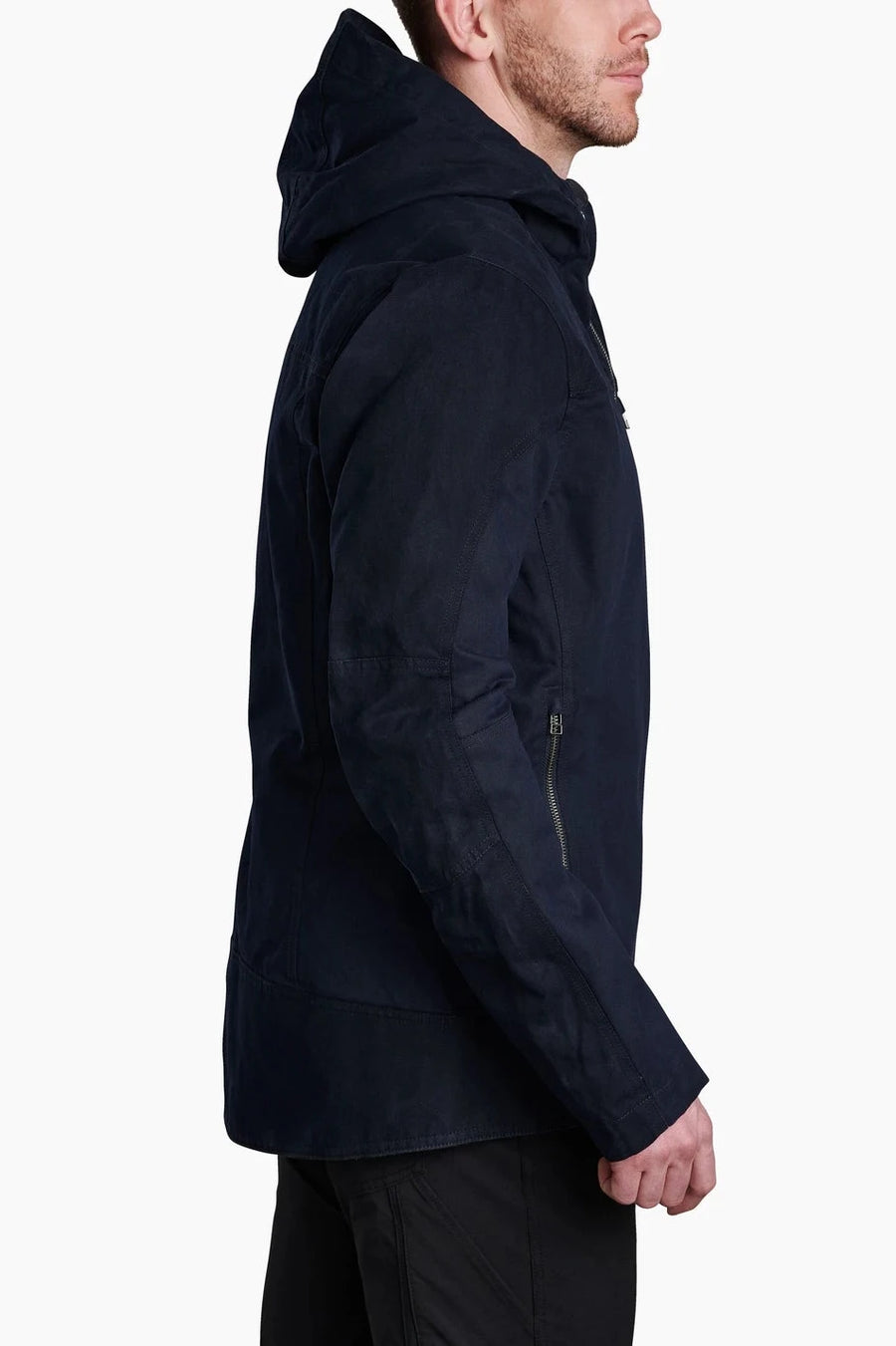 Kuhl Law Fleece Lined Hoody Jacket- Black and Blue