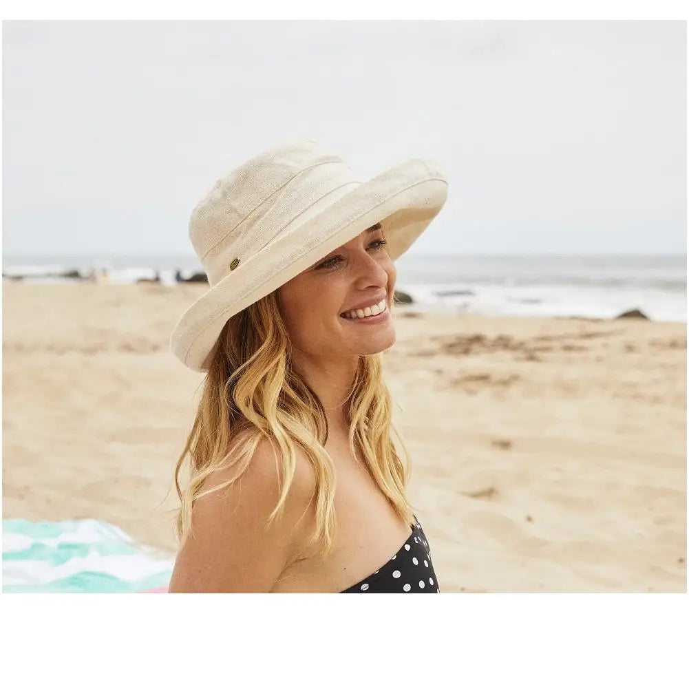 Giana Round Crown Crushable Cotton Hat