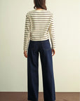 Dark Rinse Denim Trouser