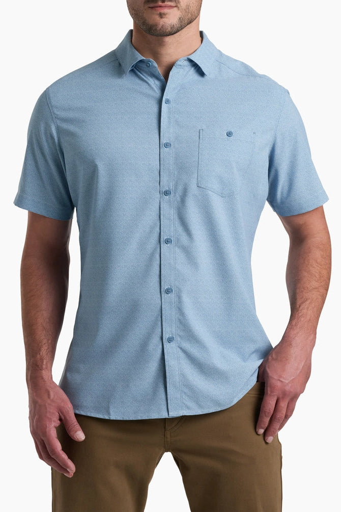 Kuhl M's Persuadr Short Sleeve Standard Fit Button Up Shirt