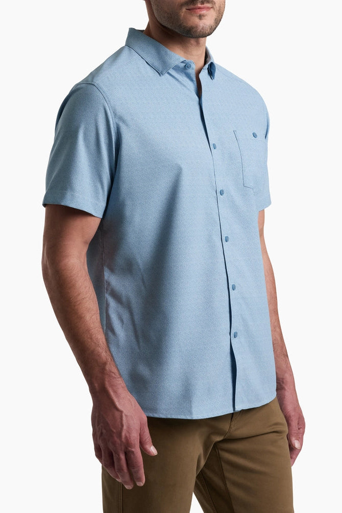 Kuhl M's Persuadr Short Sleeve Standard Fit Button Up Shirt
