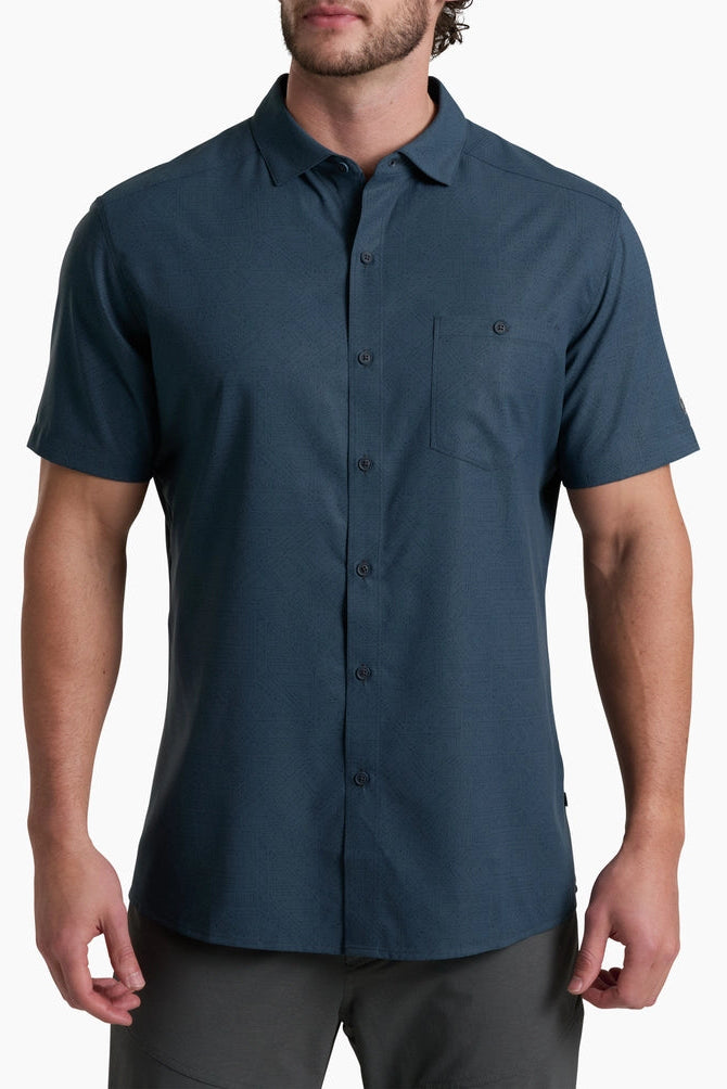 Kuhl M's Persuadr Short Sleeve Standard Fit Button Up Shirt