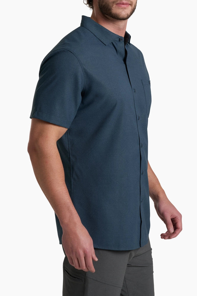 Kuhl M's Persuadr Short Sleeve Standard Fit Button Up Shirt