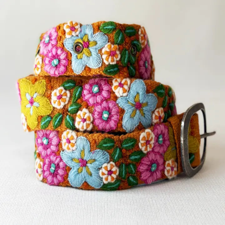 Jenny Krauss In the Garden Embroidered Belt