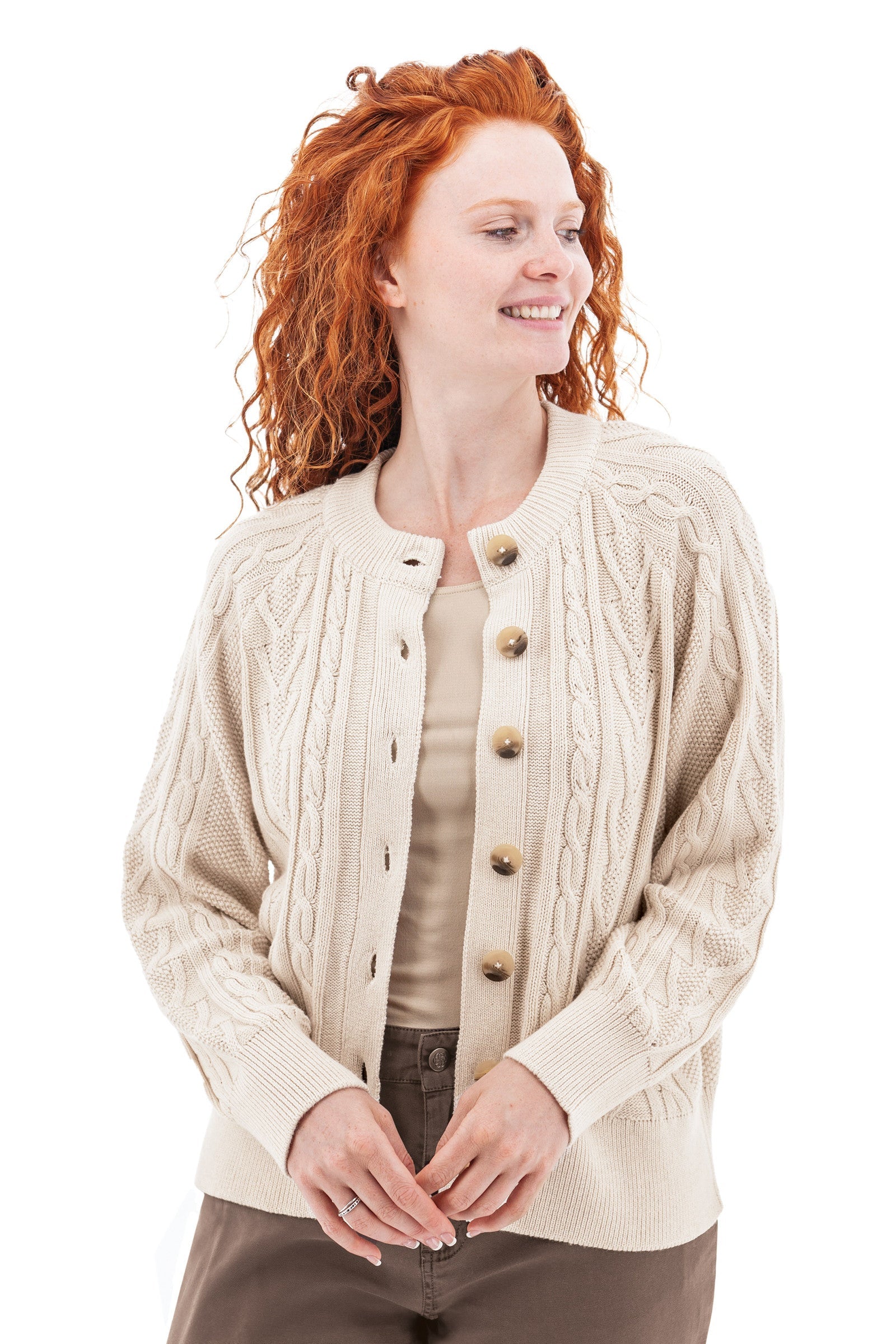 Cascade Cotton Cardigan Sweater