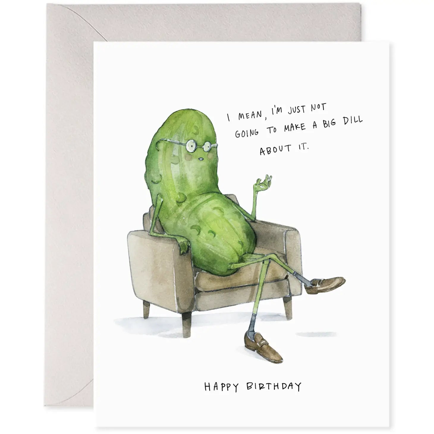E. Frances Big Dill Birthday Greeting Card