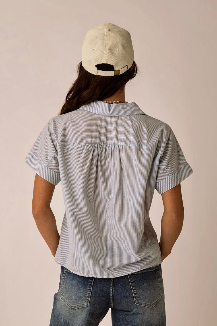 Carve Elliott Voile Pinstripe Top