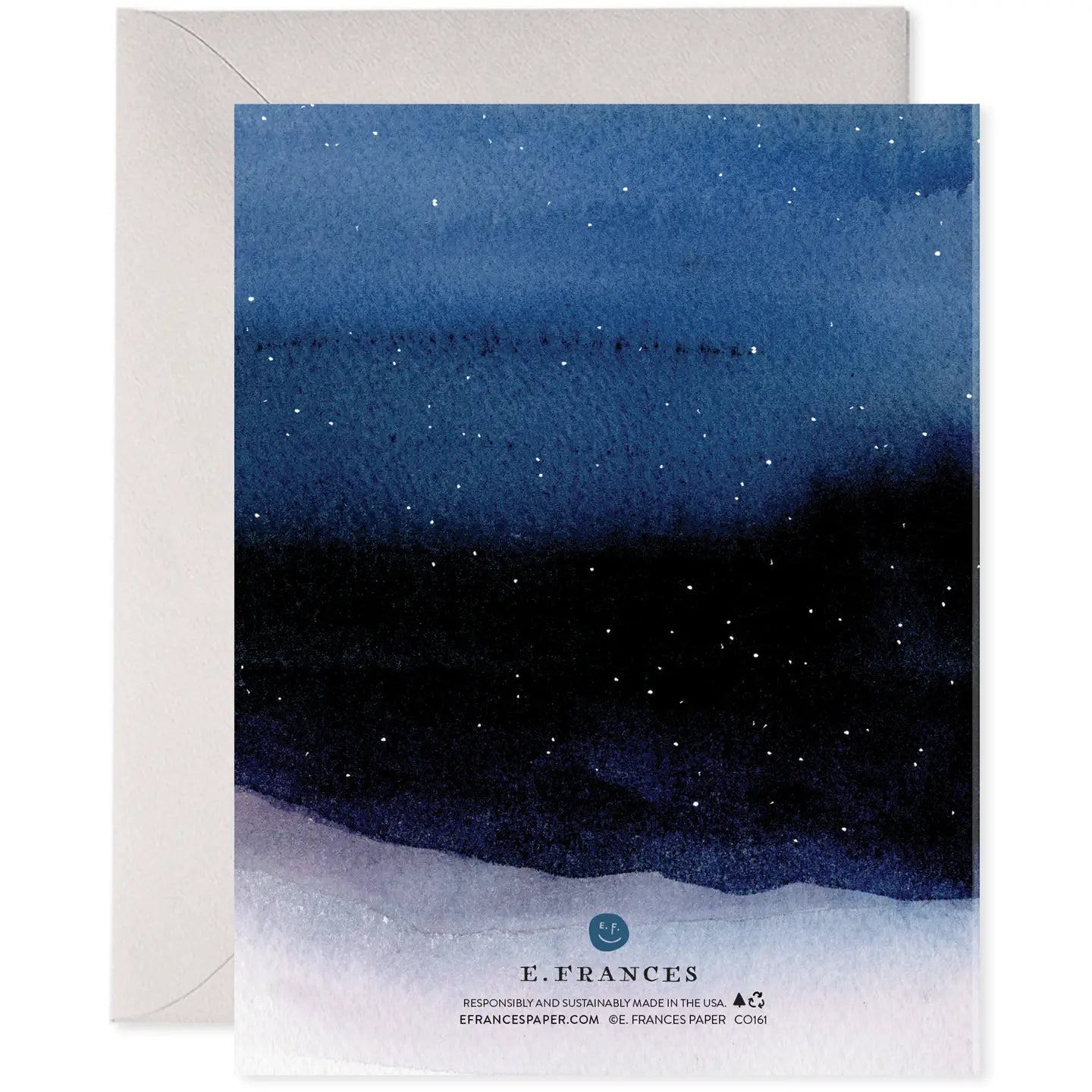 E. Frances Night Sky Thinking of You Sympathy Greeting Card
