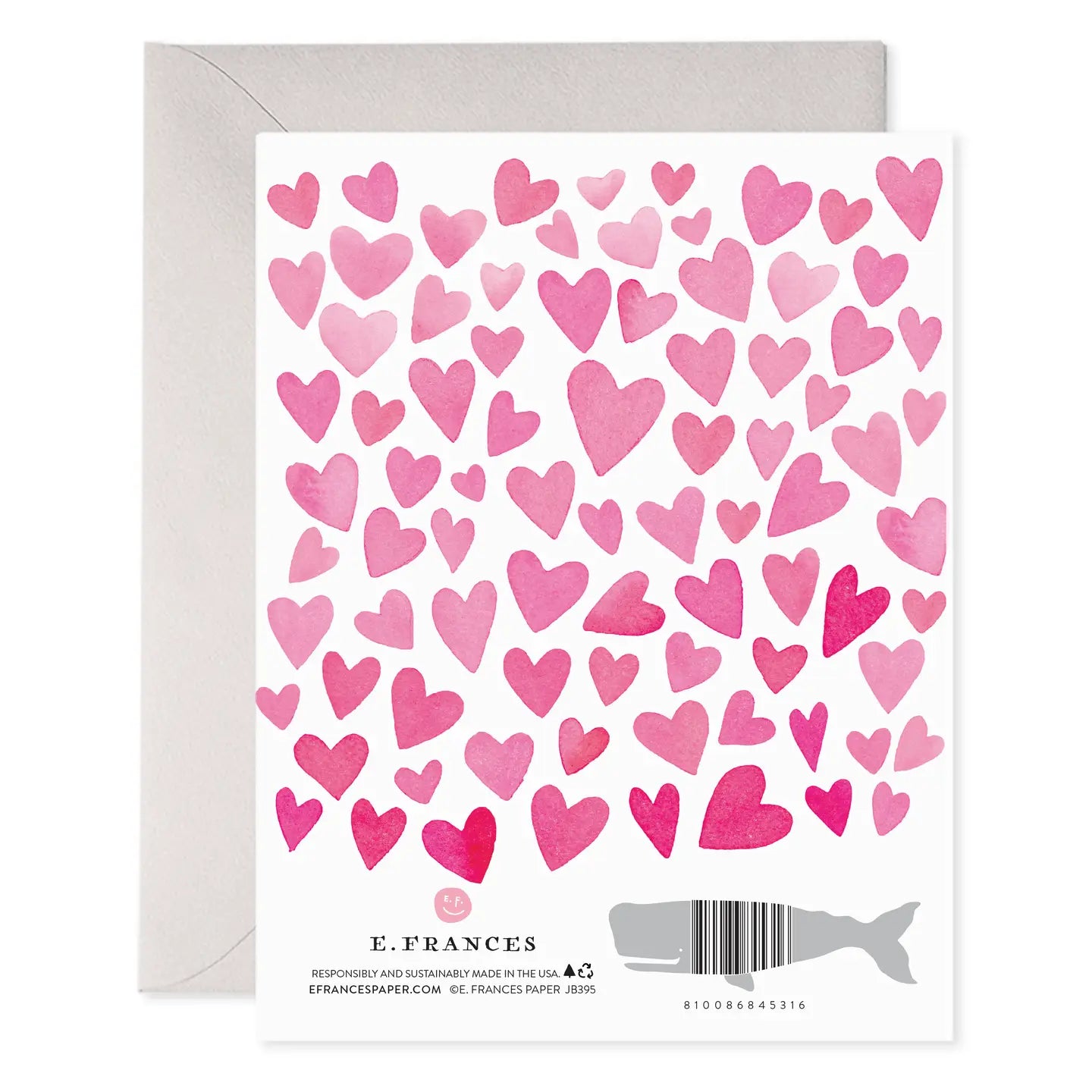 E.Frances Lots of Hearts Valentine's Day Greeting Card