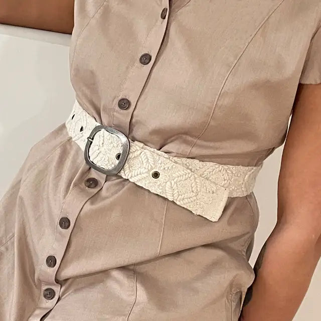 Jenny Krauss Wandering Clouds Embroidered Belt