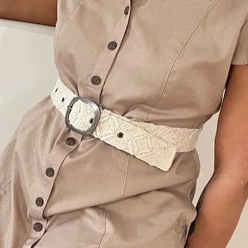 Jenny Krauss Wandering Clouds Embroidered Belt