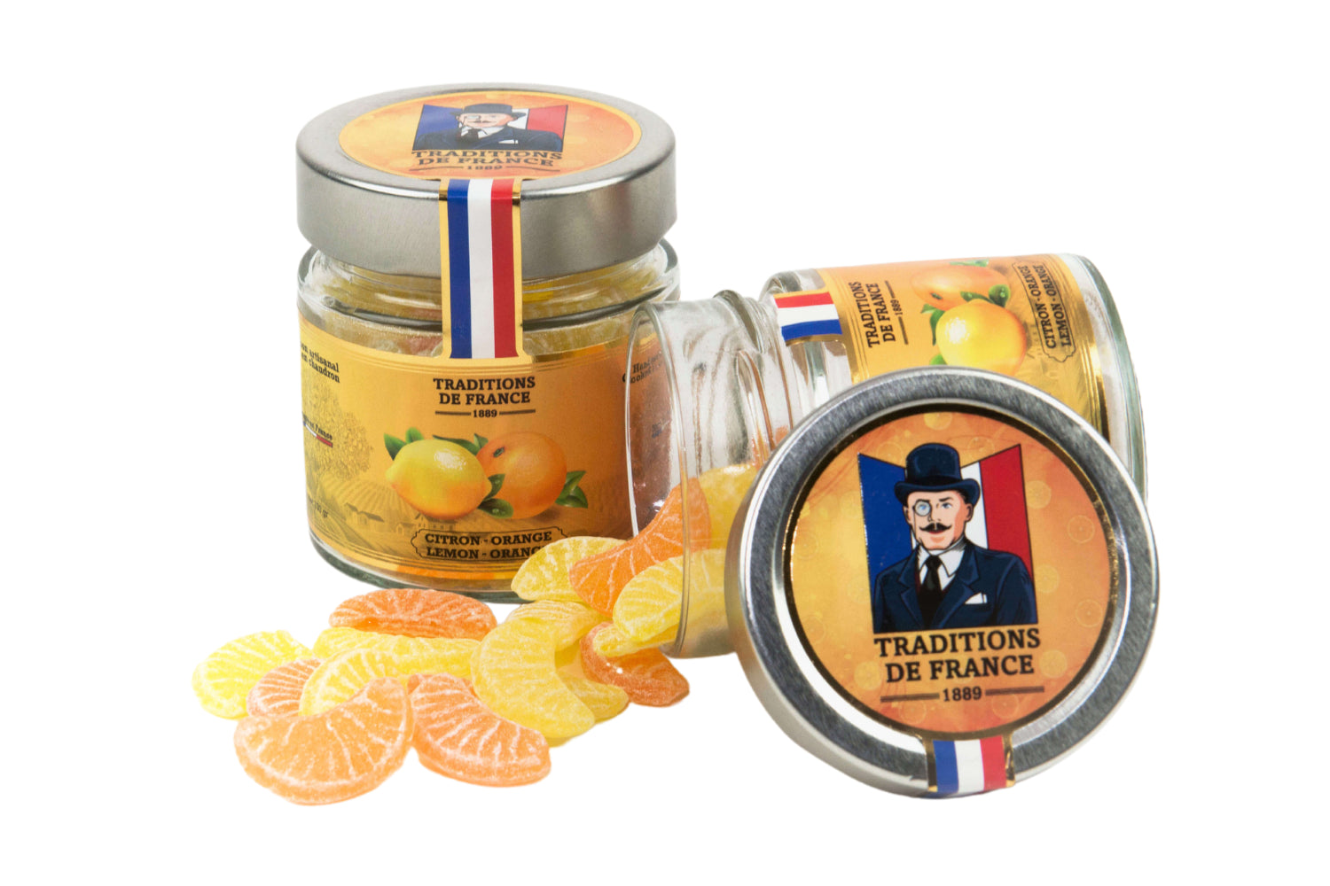 Traditions de France Handmade Hard Candy - Lemon Orange