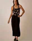 Yara Gauze Skirt-Black