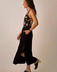 Yara Gauze Skirt-Black