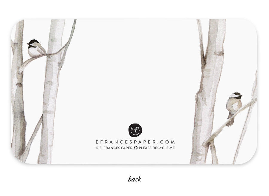 E. Frances Chickadee Little Notes