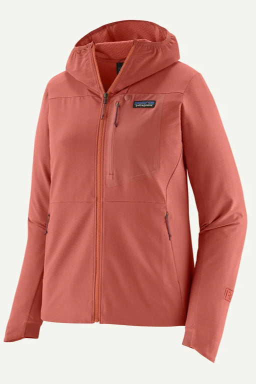 Patagonia W's R1 CrossStrata Hoody: Potter's Red