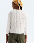 TNF W's Lhotse LT Insulated Vest-White Dune