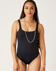 Skye Compression One Piece Swimsuit -Black