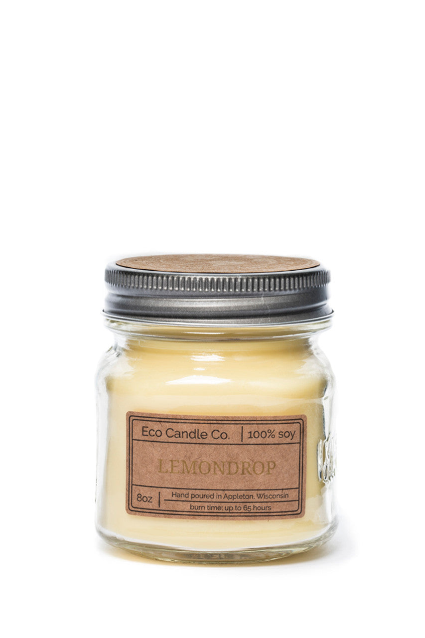 Eco Candle 8oz Mason Candle