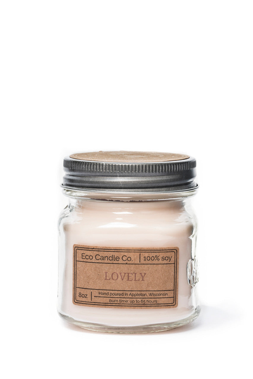 Eco Candle 8oz Mason Candle