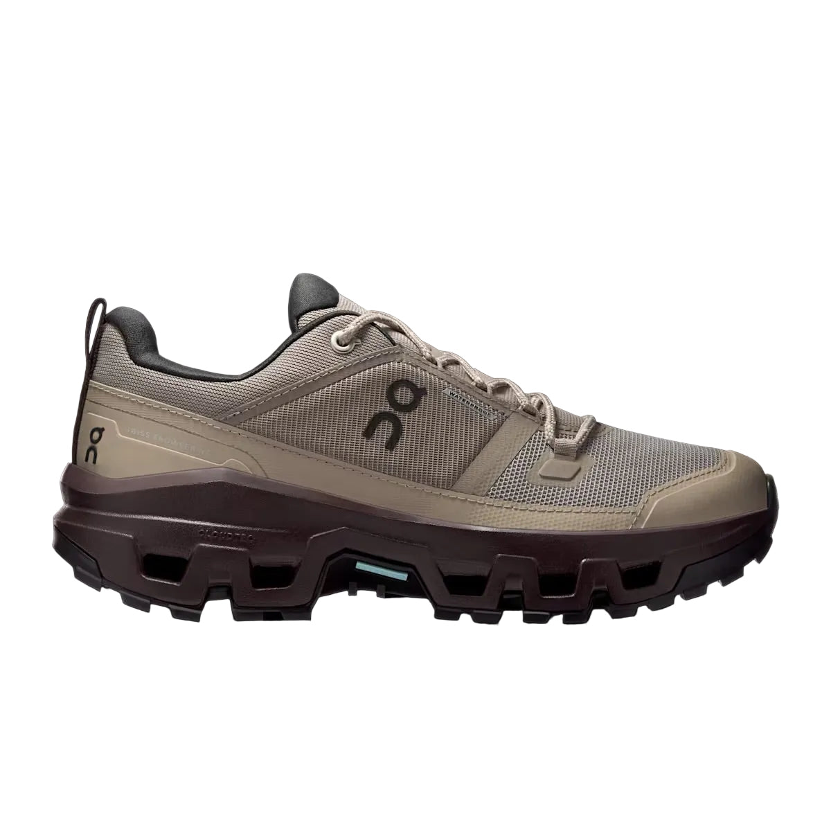 On Cloudrock Low Waterproof Women's - Cinder/Ox