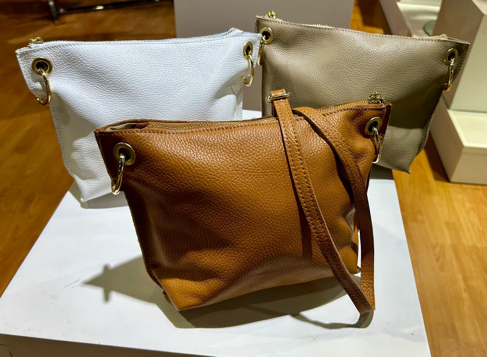 German Fuentes Italian Leather Crossbody Bag